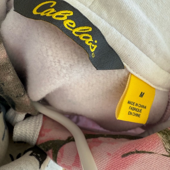 Cabela's Pink Camouflage Hoodie - Picture 6 of 6